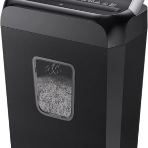 Home paper shredder for home 6 sheets crosscut p4 security level domestic paper shredder machine